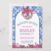 Dansende Queen Mediterrane Verjaardag Kaart (Voorkant)