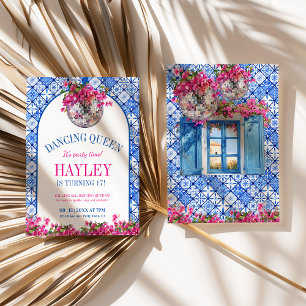 Dansende Queen Mediterrane Verjaardag Kaart
