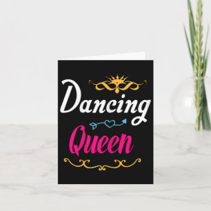 Dansende Queen Retro Moderne manier Kaart