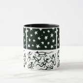 Dansende ratten onder een Star-nachten Mok (Midden)