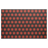 Dansende Red Sun Abstracte verbinding Stof (Yard (91,4 cm))