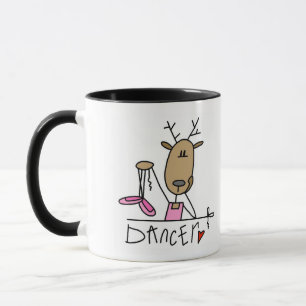 Dansende rendier T-shirts en cadeaus Mok