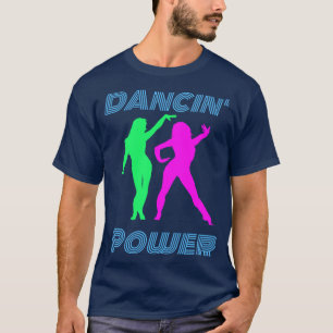 Dansende Retro Dansende Macht Meisjes T-shirt