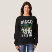 Dansende Retro Disco Boogie Bellbottom Danser Bopp Trui (Voorkant volledig)