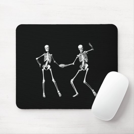 Dansende Retro Skeletons Muismat (Met muis)