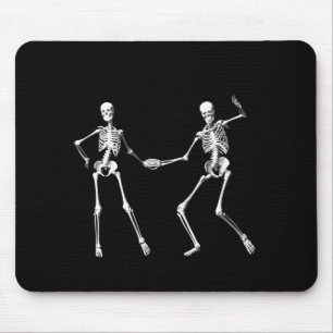 Dansende Retro Skeletons Muismat