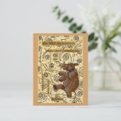 Dansende Rijn Briefkaart (Staand voorkant)