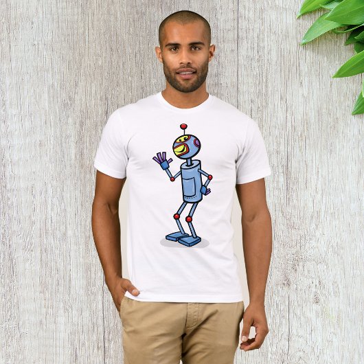 Dansende Robot Mannen T-Shirt