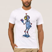 Dansende Robot Mannen T-Shirt (Voorkant)