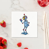 Dansende robot papieren servetten