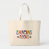 Dansende Rocks Grote Tote Bag (Voorkant)