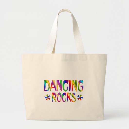 Dansende Rocks Grote Tote Bag (Voorkant)