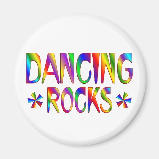 Dansende Rocks Magneet (Voorkant)