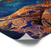 Dansende rolstoel vrouw poster (Hoek)