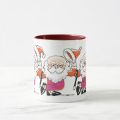 Dansende Santas mok (Midden)