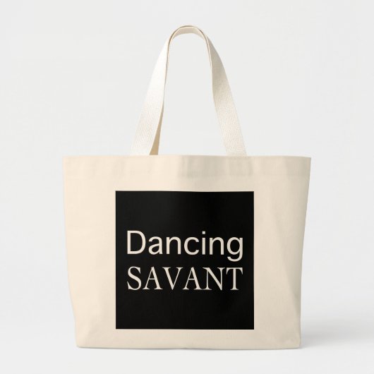 Dansende Savant Gifts Grote Tote Bag (Voorkant)