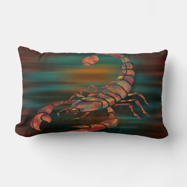 Dansende Schaduwen Van De Schorpioenkoning  Kussen (Voorkant)