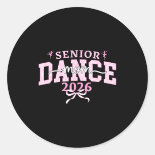 Dansende senior moeder 2026 coquette ballet dansen ronde sticker