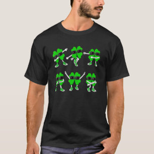 Dansende Shamrock Dans Challenge St Patricks Day B T-shirt