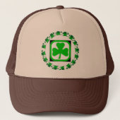 Dansende Shamrocks Trucker Pet (Voorkant)