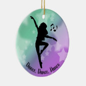 Dansende sierade keramisch ornament (Rechts)