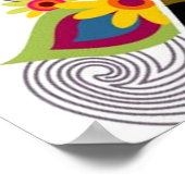 Dansende Silhouette Girls Poster (Hoek)