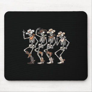 Dansende Skelet Cowboys Western Country Rodeo Hal Muismat