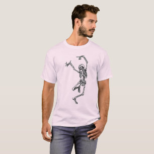 dansende Skelet Mannen Basc T-Shirt