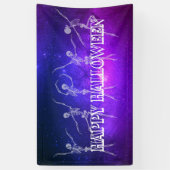 dansende skelet neon-dansfeest van de halloween Pa Spandoek (Verticaal)
