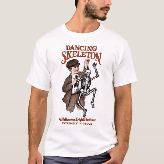 Dansende Skelet T-Shirt uit de jaren 1920 (Voorkant)