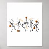 Dansende Skeleton Bible Verse Droge Botten komen t Poster (Voorkant)