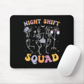 Dansende Skeleton Nurse Night Squad Shift Hallowee Muismat (Met muis)