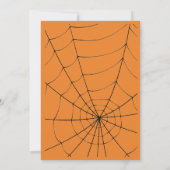 Dansende skeletten Cocktail Halloween Party Kaart (Achterkant)