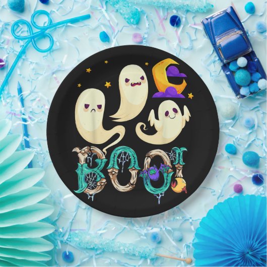 Dansende skeletten Dance Challenge Boys Girl Kinde Papieren Bordje (Feest)