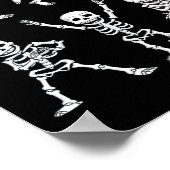 Dansende skeletten Dance Challenge Boys Girl Kinde Poster (Hoek)