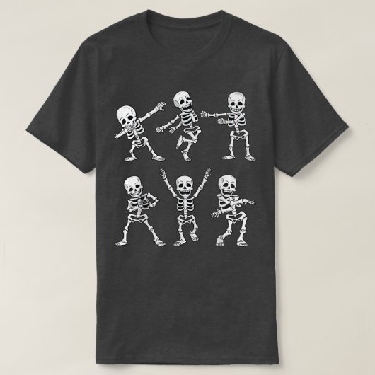 Dansende skeletten Dance Challenge Boys Girl Kinde T-shirt (Design voorkant)