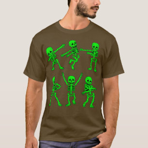 Dansende skeletten Dance Challenge Girl Boys Kinde T-shirt