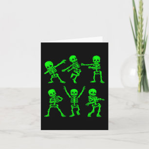 Dansende Skeletten Dans Challenge Meisjes Jongens Kaart