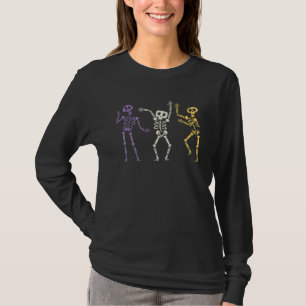 Dansende Skeletten Dans Challenge Meisjes Jongens T-shirt
