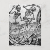 Dansende skeletten, 'Dans of Death' Briefkaart (Voorkant)
