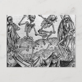 Dansende skeletten, 'Dans of Death' Briefkaart