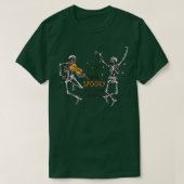 Dansende skeletten die ik het hele jaar spooky ben t-shirt (Design voorkant)
