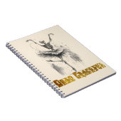 Dansende skeletten dood sierlijk Notitieboek (Rechterzijde)