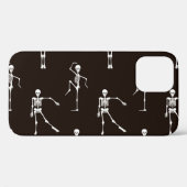 Dansende skeletten: eigenzinnige naadloze achtergr Case-Mate iPhone case (Achterkant (horizontaal))