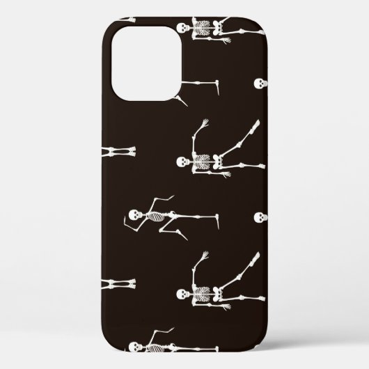 Dansende skeletten: eigenzinnige naadloze achtergr Case-Mate iPhone case (Achterkant)