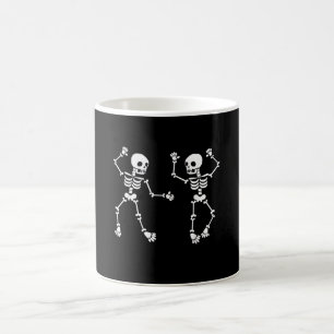 Dansende skeletten Funny Danser Lover Halloween Koffiemok