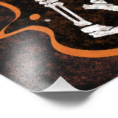 Dansende skeletten Grappig Halloween spookhuis Foto Afdruk (Hoek)