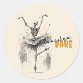 Dansende skeletten Hallowe'en Dance Stickers