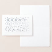 DANSENDE SKELETTEN HALLOWEEN ECHTE FOLIE KAART (Display)