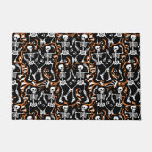 Dansende skeletten Halloween of Dag van de Doden Deurmat (Voorkant)